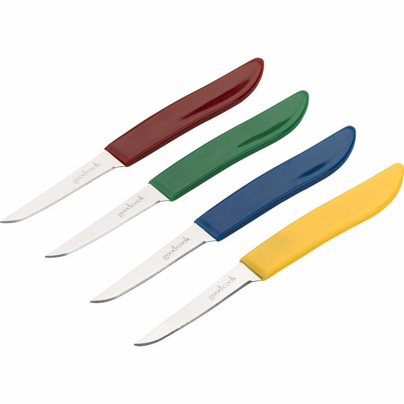Good Cook 4-Piece Quick Paring Knife Set