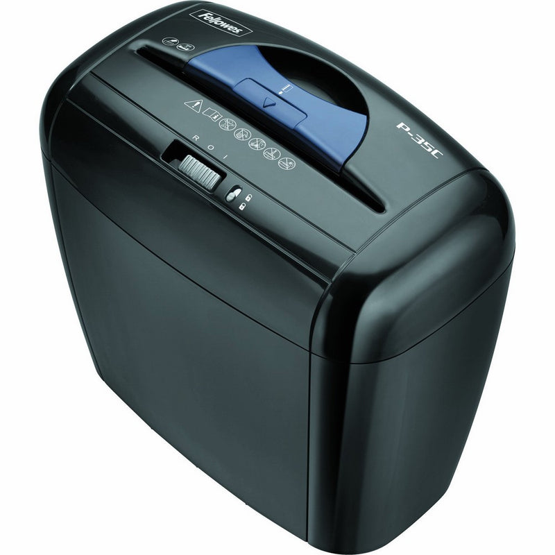 Fellowes Powershred P-35C 5-Sheet Cross-Cut paper and Credit Card Shredder with Safety Lock (3213501)