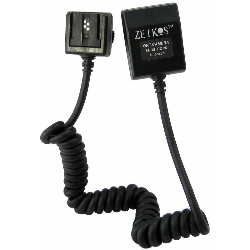 Zeikos TTL-Off-Camera Flash Cord for Sony A900, A700, A380, A350, A330, A300, A230, A200, DSLR-A100 DSLR Cameras & Sony HVL-F60AM, HVL-F58AM, HVL-F56AM, HVL-F43AM & HVLF42AM