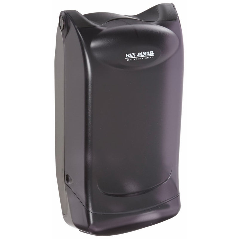 San Jamar H5003 Venue Countertop Interfold Napkin Dispenser, 550 Capacity, 8" Width x 7-1/4" Height x 15-3/4" Depth, Black Pearl