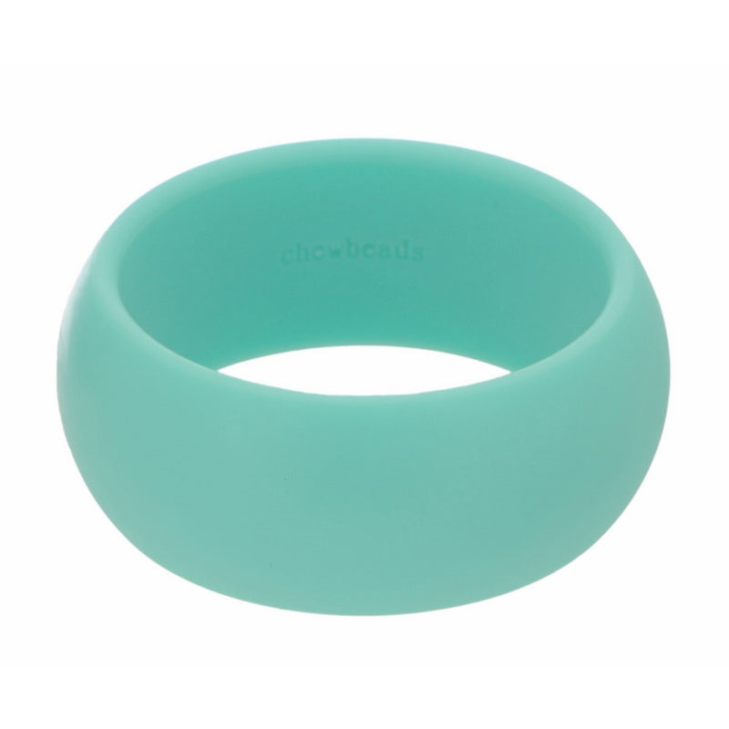 Chewbeads Charles Teething Bracelet, 100% Safe Silicone - Turquoise
