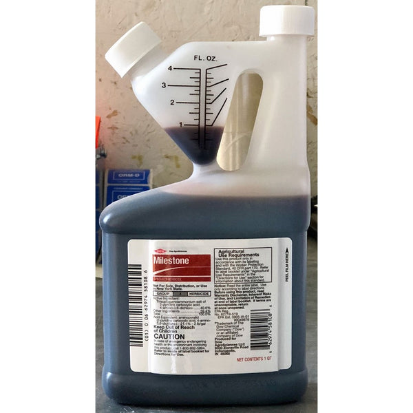 Milestone Specialty Herbicide with Aminopyralid for Noxious and Invasive Weeds-Quart 6666085