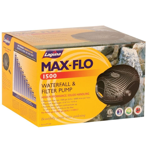 Laguna Max-Flo 960 Waterfall and Filter Pump for Ponds Up to 1920-Gallon