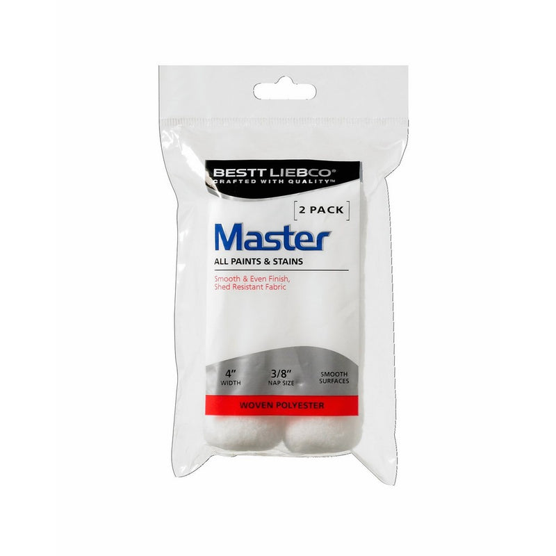 Bestt Liebco 559437000 Master Non-Bubbling Roller Cover 2 Pack, 4 x 3/8 inch