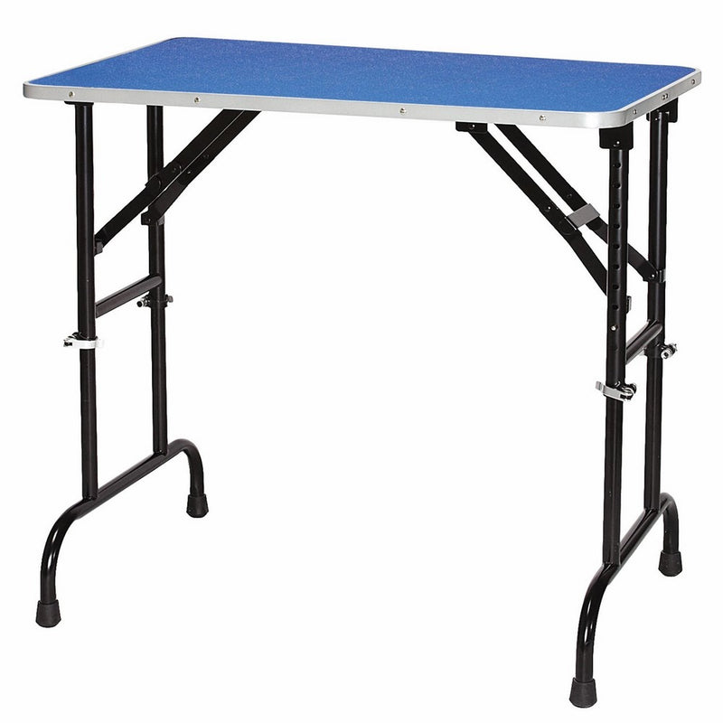 Master Equipment Adjustable Height Grooming Table for Pets, 36 by 24-Inch, Blue