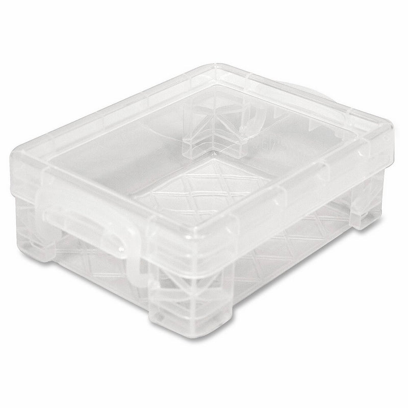 Super Stacker Crayon Box, 3.5 x 4.75 x 1.5 Inches, Clear, 1 Box (40311)