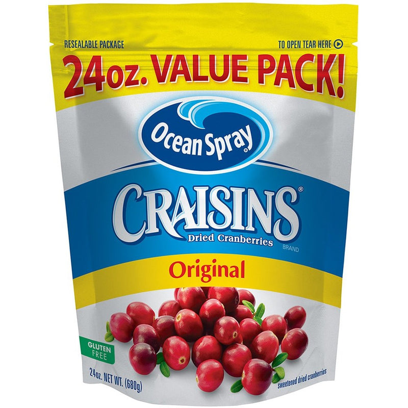 Ocean Spray Craisins Dried Cranberries, 24 Ounce