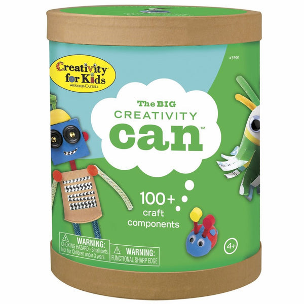 Creativity for Kids The Big Creativity Can - Open Ended Fun, 100 Craft Components