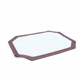 K&H Pet Products Self-Warming Pet Cot Replacement Cover Medium Chocolate/Fleece 25" x 32" (Cot Sold Separately)