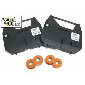2 Ribbons/2 Correction Tapes K Series Typewriter Ribbons and Correction Tapes for All Smith Corona Wordsmith Typewriters Models 100 and 250