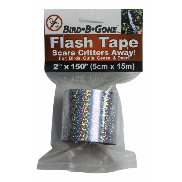 Bird B Gone MMAFT-SIL Holographic Flash Tape Bird Deterrent, 150' by 2"