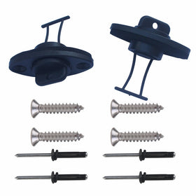 2 Kayak Canoe Boat Course Thread Drain Plug with Screws
