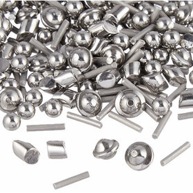 1 Lb 1/8" Stainless Steel Tumbling Media Shot Jewelers Mix 4 Shapes Tumbler Finishing
