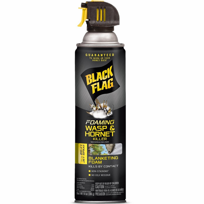 Black Flag HG-11089 Foaming Wasp & Hornet Killer Aerosol Spray, 14 oz