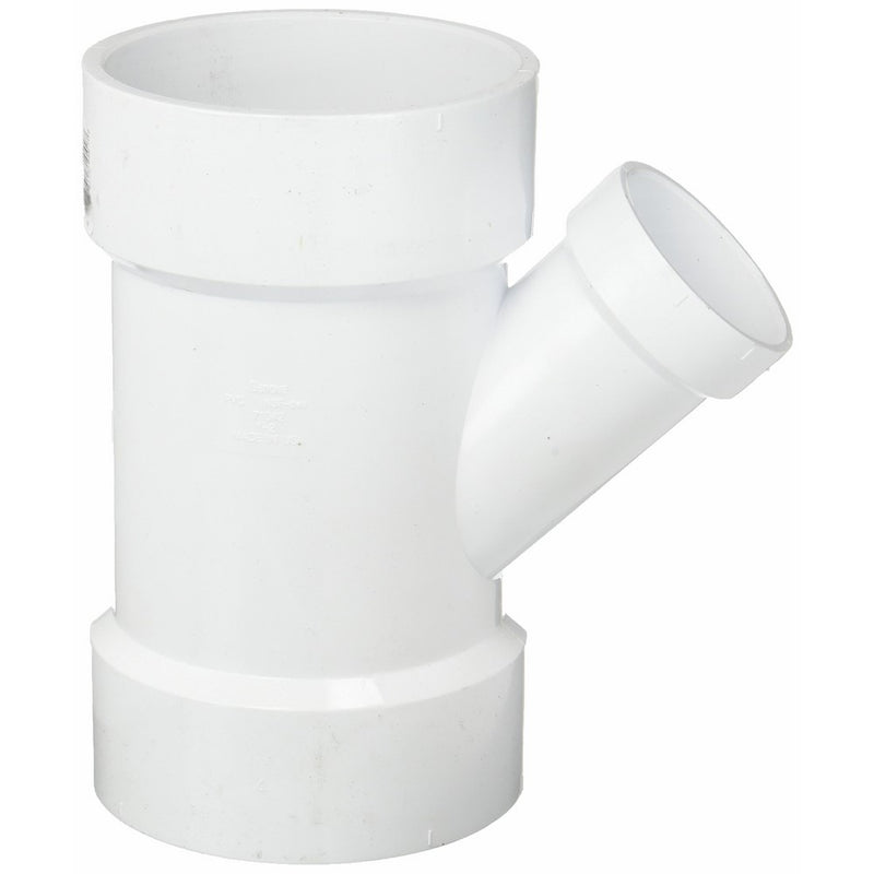 Genova Products 71042 Reducing Wye Pipe Fitting, 4" x 2"