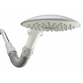 Waterpik Shower Head - Flexible Neck 6-Mode Rainfall Rain Shower, 2.5 GPM - White, CF-201