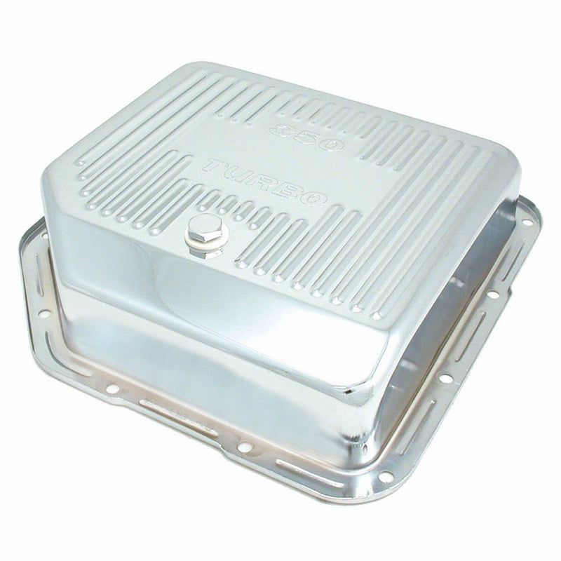 Spectre Performance 5458 Chrome Extra Capacity Transmission Pan for Turbo 350 Engines