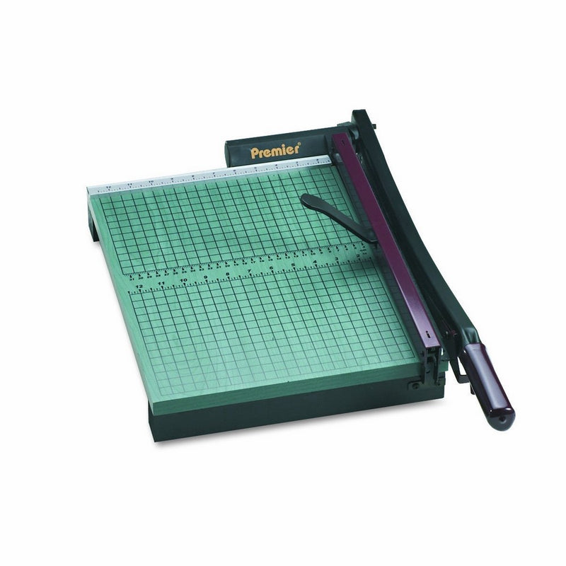 Premier StakCut Green Board Trimmer, Steel Blade, Cut Stacks of up to 30 Sheets, Green (PRE715)
