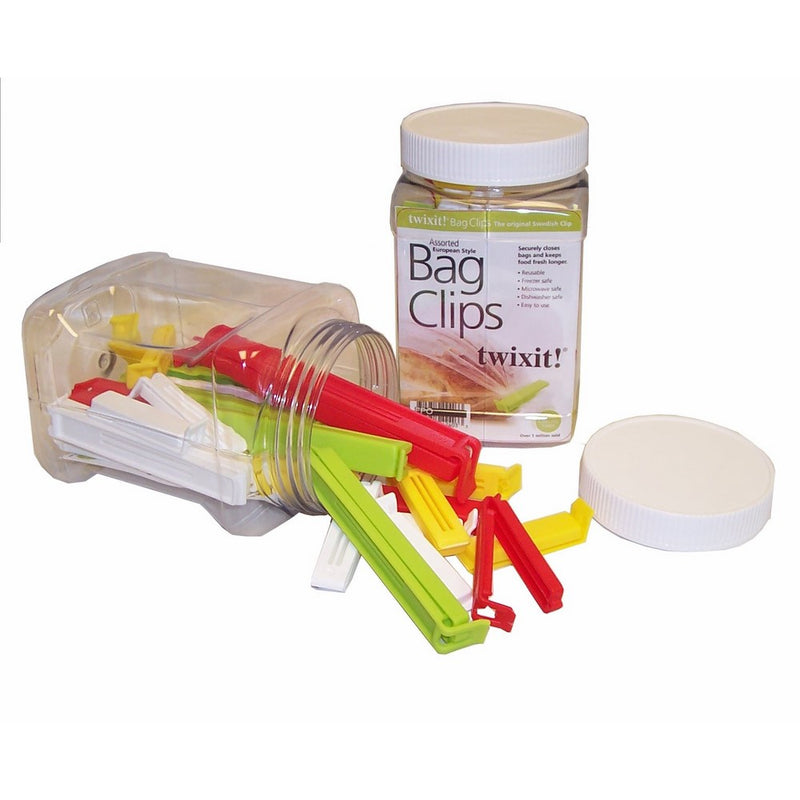 Linden Sweden Twixit Clip Bag Sealers, Set of 27 Assorted