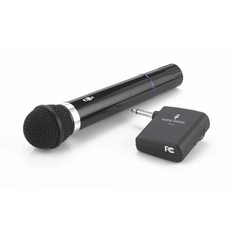 Singing Machine SMM-107 Karaoke Wireless Microphone (Black)