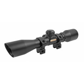 TRUGLO 4x32mm Compact Rimfire and Shotgun Scope Series, Duplex Reticle, Black