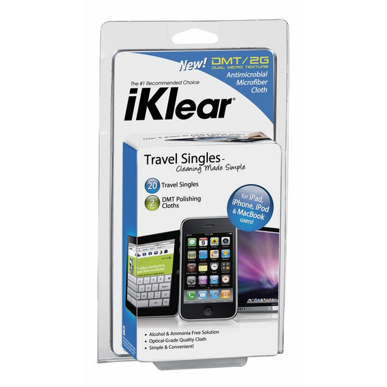 iKlear Travel Singles for iPad, iPhone, MacBook Pro and MacBook