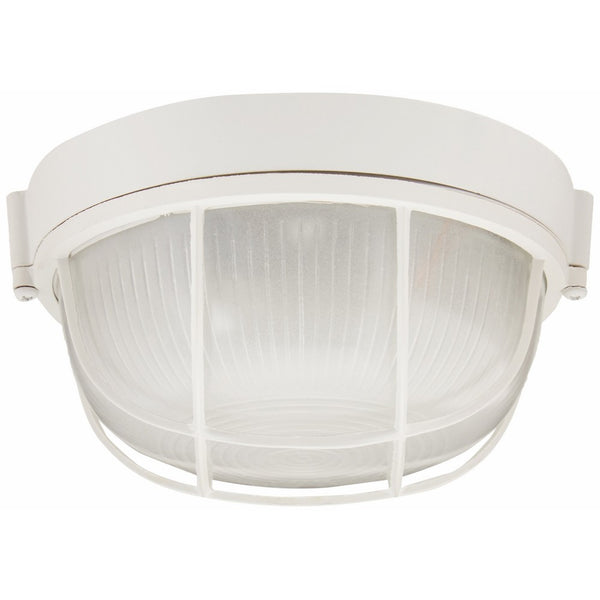 Trans Globe Lighting 41505 WH Outdoor Aria 7" Bulkhead, White