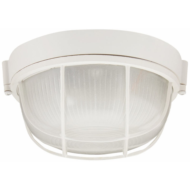 Trans Globe Lighting 41505 WH Outdoor Aria 7" Bulkhead, White