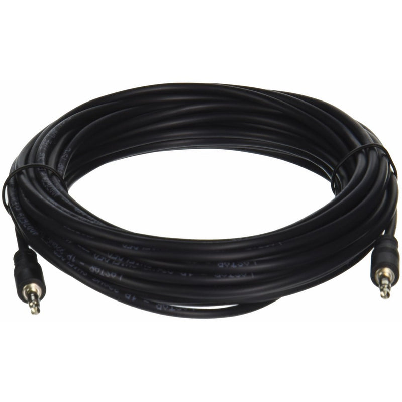 C2G 40516 3.5mm Stereo Audio Cable with Low Profile Connectors M/M, Plenum CMP-Rated (25 Feet, 7.62 Meters)