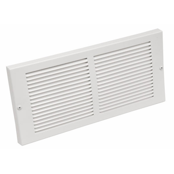 Imperial 14" x 6" Painted Metal Baseboard Grille, White, RG0033
