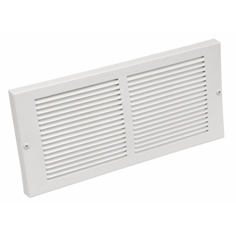 Imperial 14" x 6" Painted Metal Baseboard Grille, White, RG0033