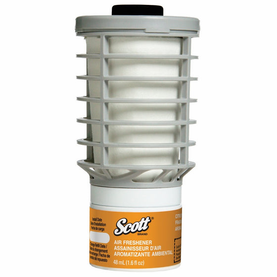 Scott Air Freshener Refill (91067), Citrus, Automatic/Continuous Release, 6 Refills/Case