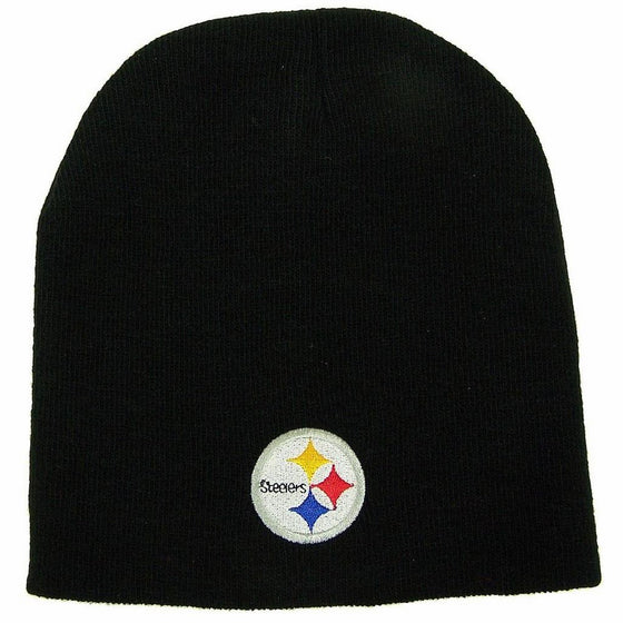 Pittsburgh Steelers Official NFL One Size Knit Beanie Stocking Hat Cap Pitt