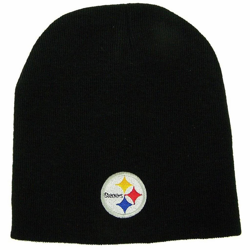 Pittsburgh Steelers Official NFL One Size Knit Beanie Stocking Hat Cap Pitt