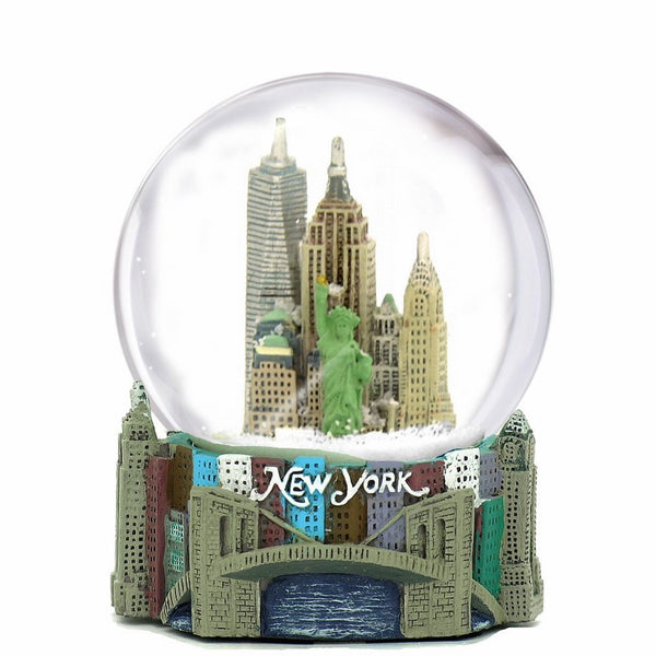 Skyline New York City Snow Globe Souvenir, 3.5 Inches Tall, 65mm