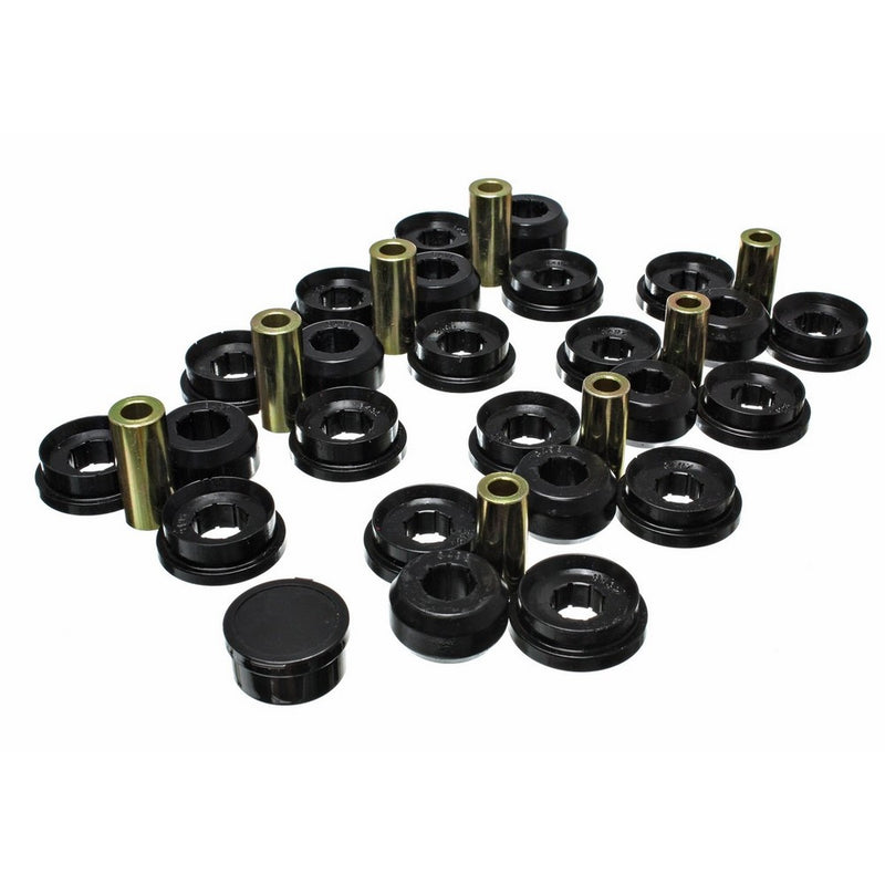 Energy Suspension 8.3129G Control Arm Bushing Set Black Rear Performance Polyurethane Control Arm Bushing Set