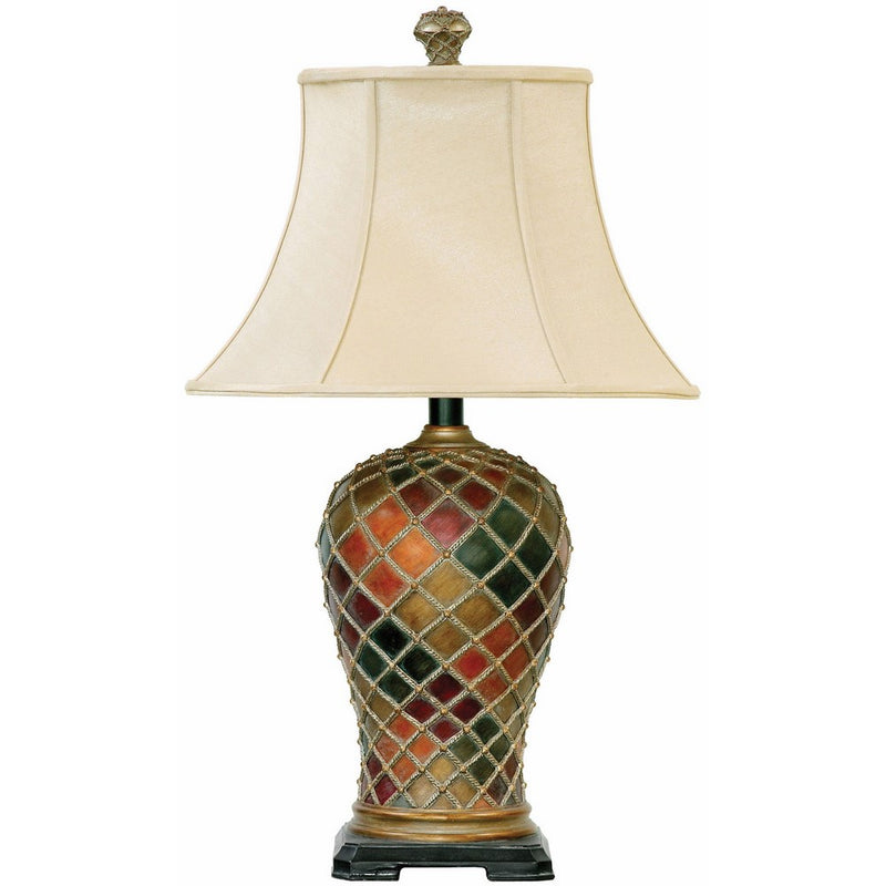 Dimond Lighting 91-152 18 by 30-Inch Joseph 1-Light Traditional Table Lamp, Bellevue Finish