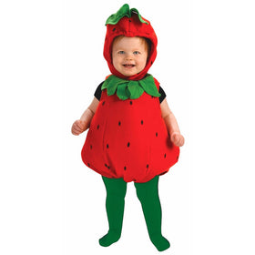 Rubie's Newborn Deluxe Berry Cute Costume, Red/Green, Infant
