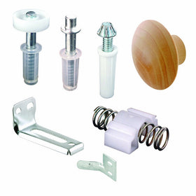 Slide-Co 164183 Bi-Fold Door Repair Kit, For 7/8 in. Wide Track, Used with 3/8 in. Outside Diameter Pivots & Guides