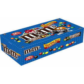M&M'S Pretzel Chocolate Candy Sharing Size 2.83-Ounce Pouch 24-Count