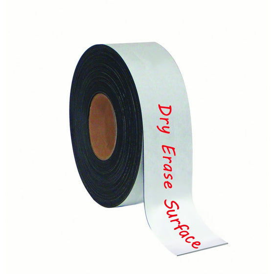 MasterVision Tape Roll Magnetic Dry Erase , 2" x 50' White