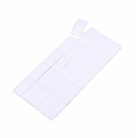 MasterVision Magnetic Dry Erase Tape Strips, 7/8 x 2 Inches, White, 25 Count