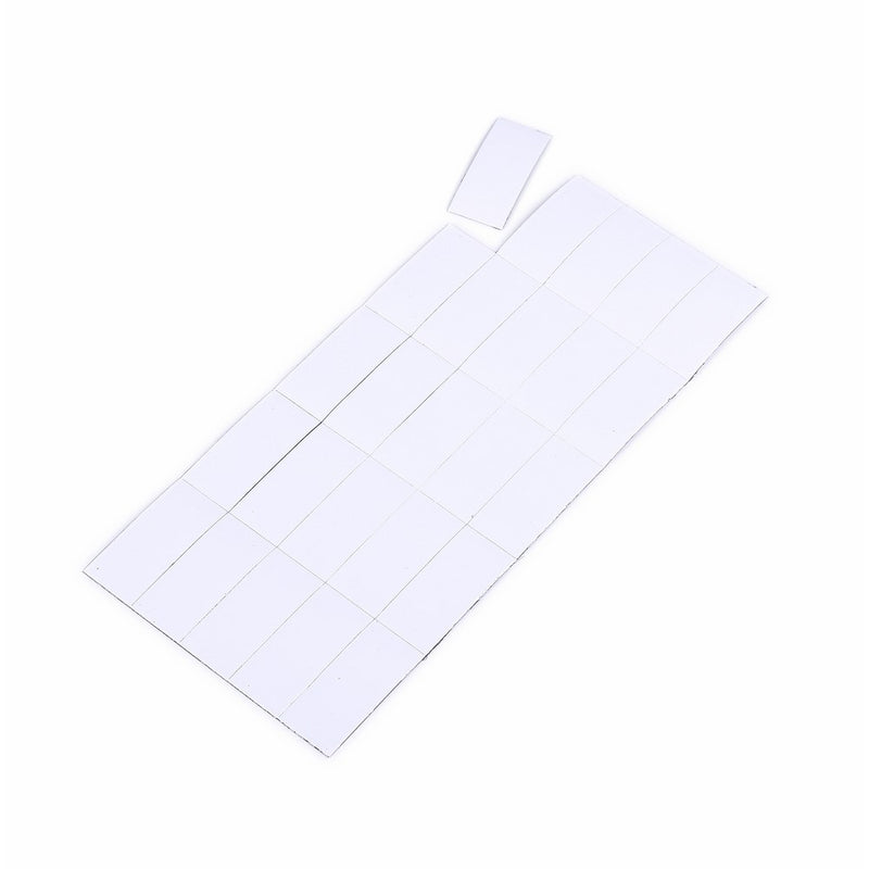 MasterVision Magnetic Dry Erase Tape Strips, 7/8 x 2 Inches, White, 25 Count