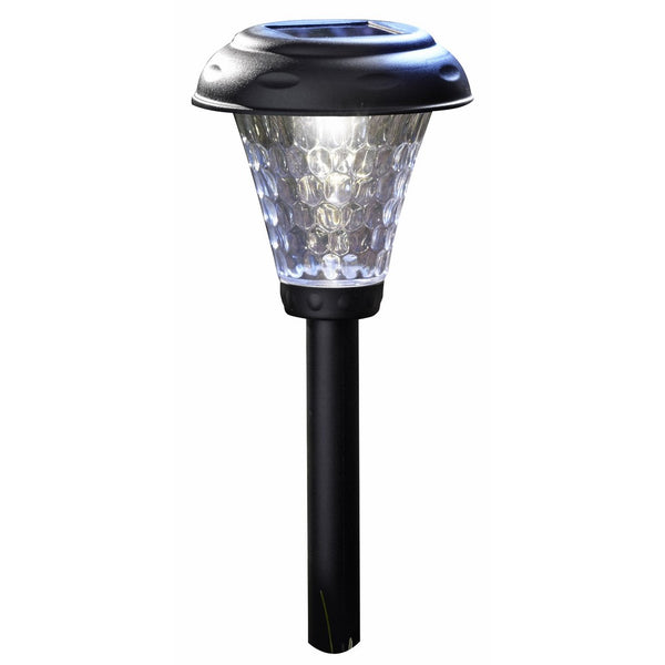 Moonrays 91381 Payton Solar LED Plastic Path Light, 2X-Brighter, 8-Pack