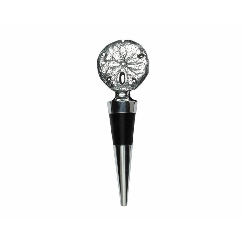 Arthur Court Designs Aluminum Sand Dollar Bottle Stopper