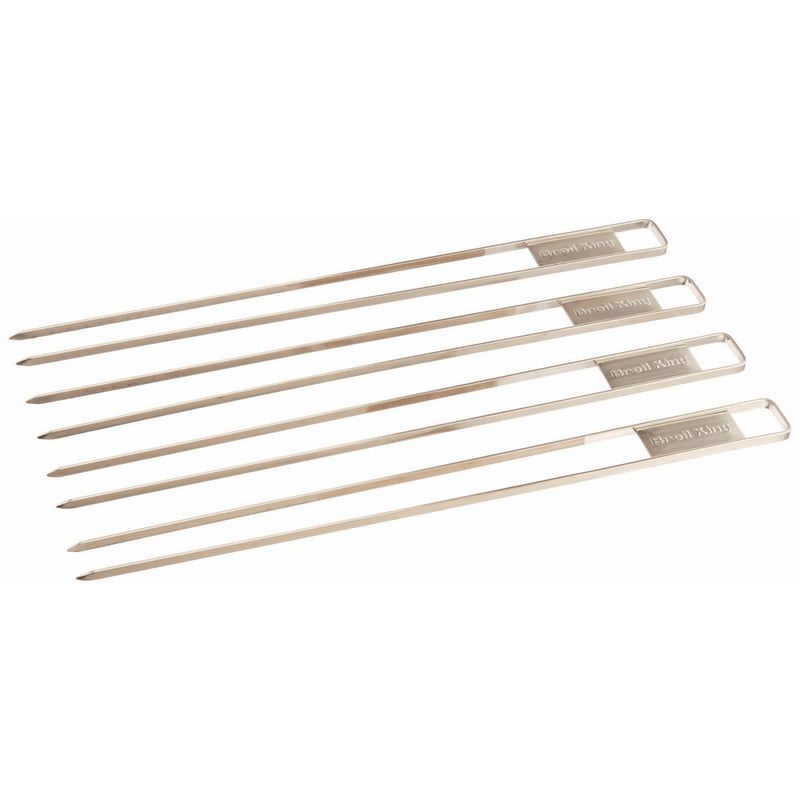 Broil King 64045 Dual Prong Stainless Steel Skewer Set