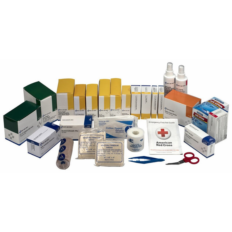 Pac-Kit by First Aid Only 6155R 489 Piece 3 Shelf First Aid Station Refill Kit, For 75 People