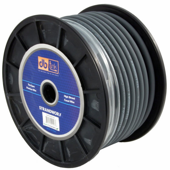 Strandworx SXPW4GM100 4-Gauge/100-Feet Strandworx Soft Touch Power Wire (Gun Metal)