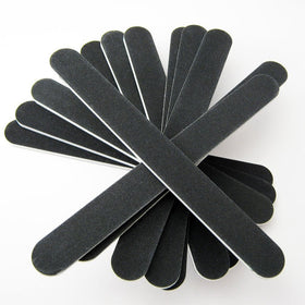 JOVANA 5 Double Sided Nail Files Emery Board Grit Black Gel Cosmetic Manicure Pedicure