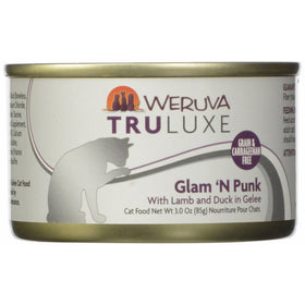 Weruva TruLuxe Cat Food, Glam 'N Punk with Lamb & Duck in Gelée, 3oz Can (Pack of 24)